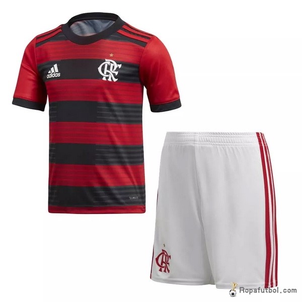 Camiseta Flamengo Replica Primera Ropa Niños 2018/19 Rojo